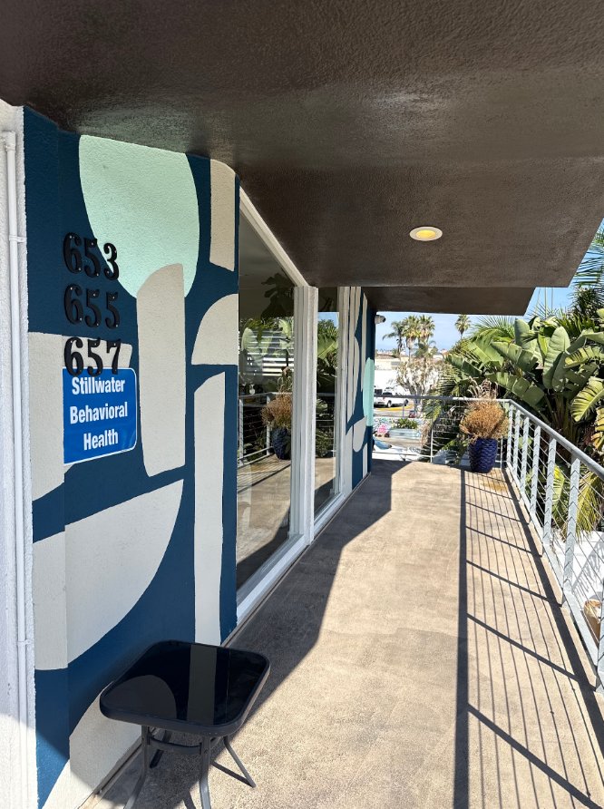 Entrance to Stillwater Behavioral Health in Costa Mesa